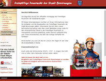 Tablet Screenshot of feuerwehr-beverungen.de
